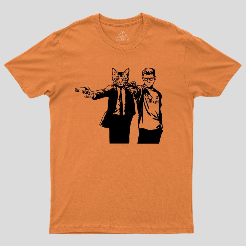 Yusuf Dikec and His Sharpshooter Cat T-Shirt