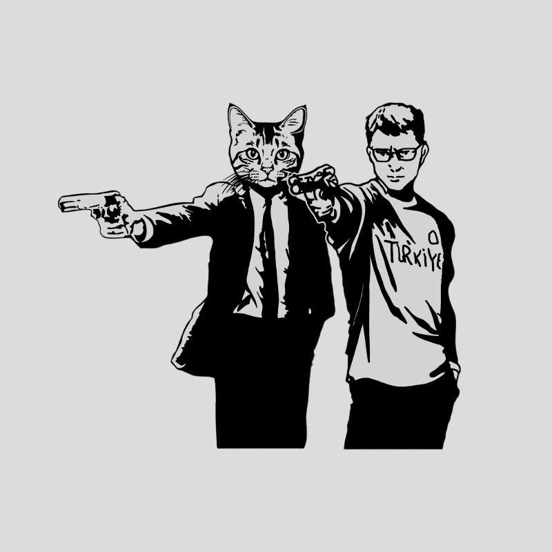 Yusuf Dikec and His Sharpshooter Cat T-Shirt