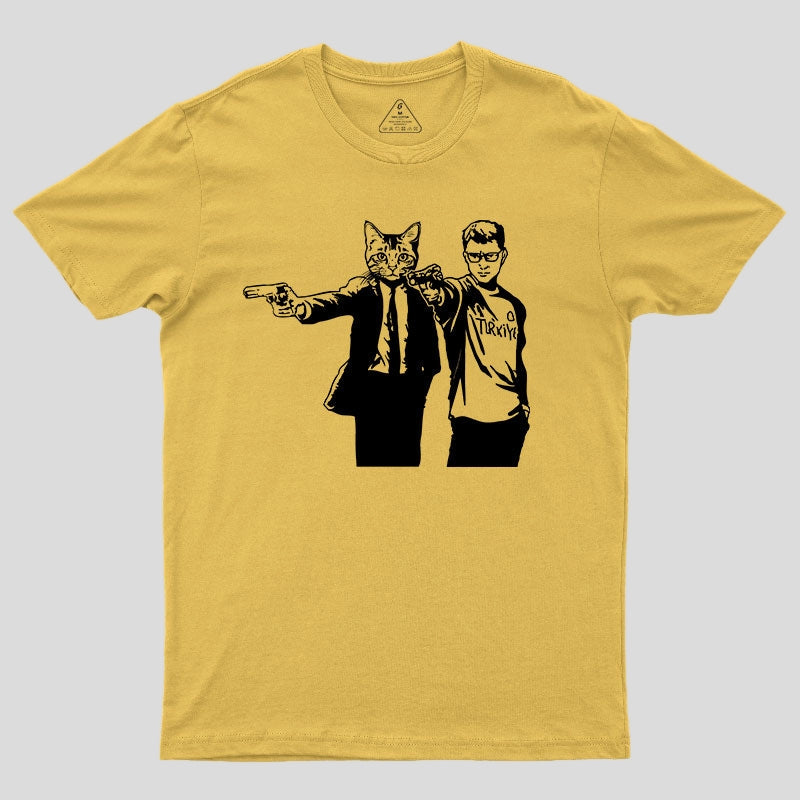 Yusuf Dikec and His Sharpshooter Cat T-Shirt