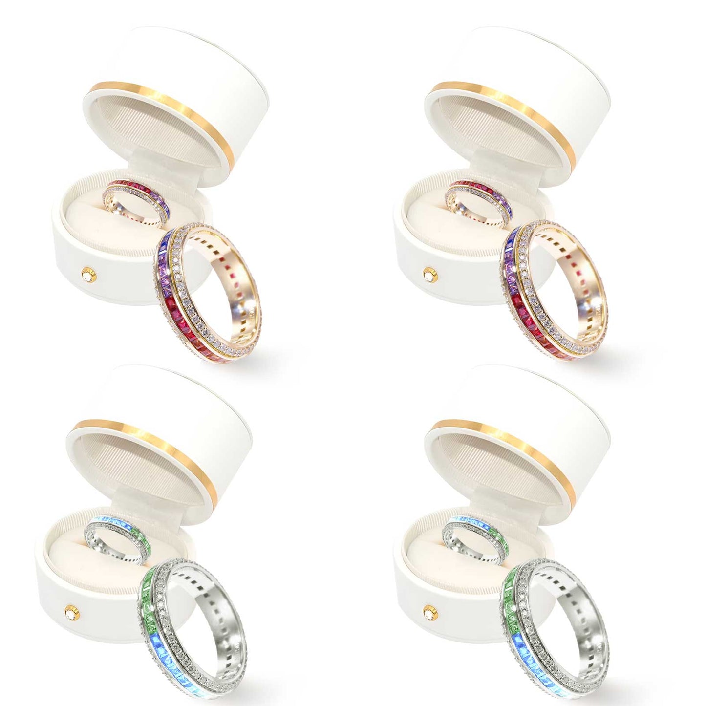 Magnetology Diamond Rainbow Spin Ring(Limited Time Discount 🔥 Last Day)