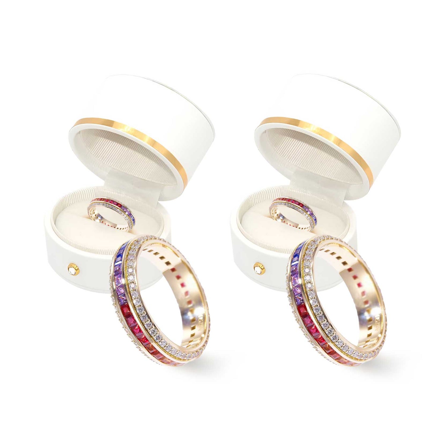 Magnetology Diamond Rainbow Spin Ring(Limited Time Discount 🔥 Last Day)