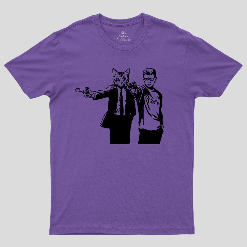Yusuf Dikec and His Sharpshooter Cat T-Shirt