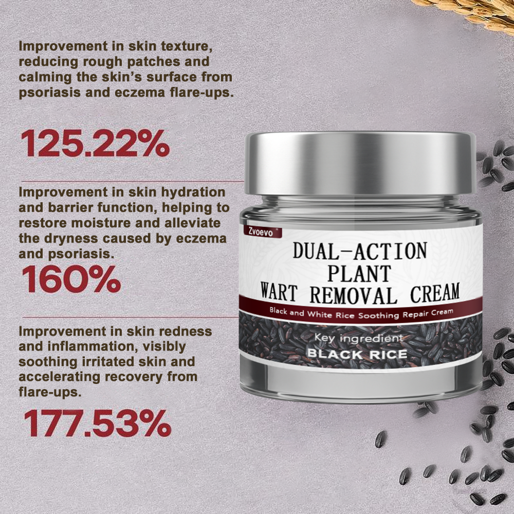 Zvoevo® Rice Bran Essence Cream⚕️ FDA-approved (removes warts and skin tags, improves keratin buildup and skin hyperplasia, follicular keratosis, skin cancer, and age spots)
