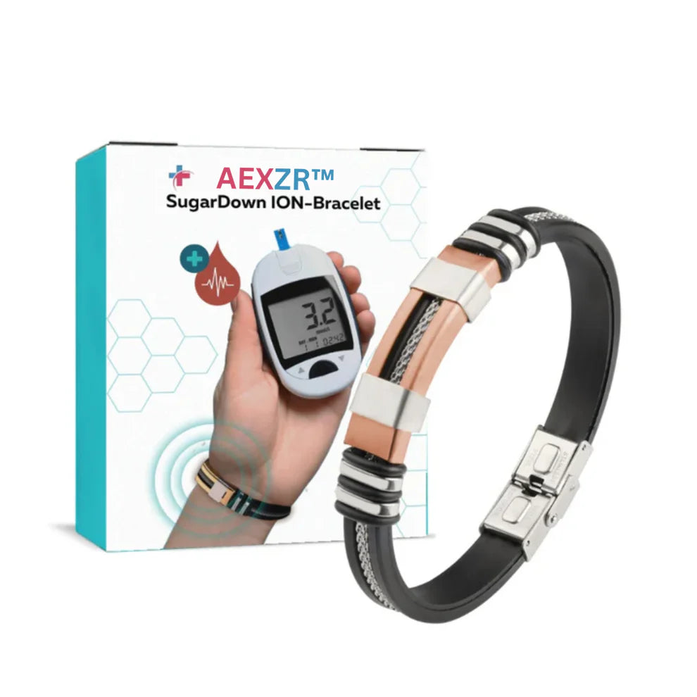 🌟 Official Store | Experience Optimal Glucose Control with AEXZRTM SugarDown ION-Bracelet