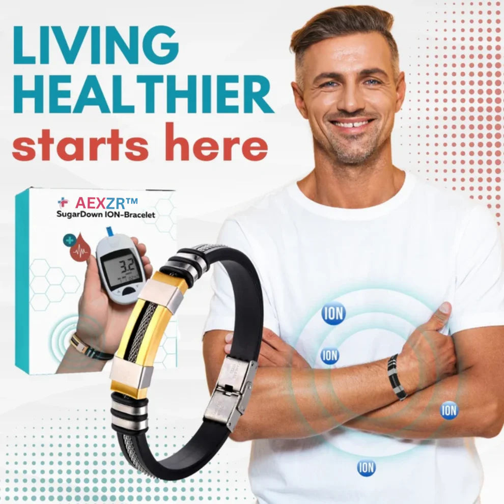 🌟 Official Store | Experience Optimal Glucose Control with AEXZRTM SugarDown ION-Bracelet