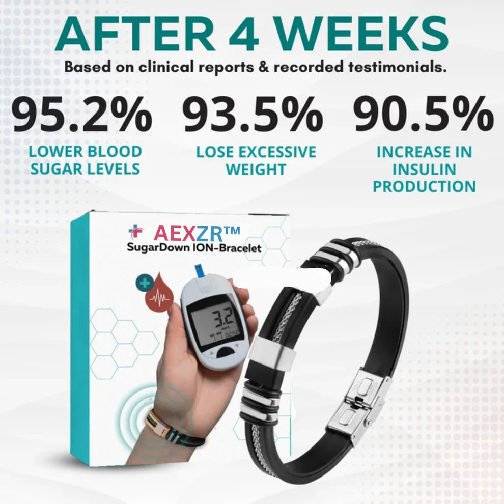 🌟 Official Store | Experience Optimal Glucose Control with AEXZRTM SugarDown ION-Bracelet