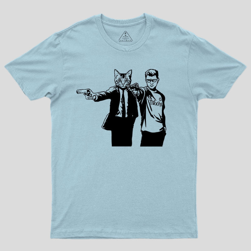 Yusuf Dikec and His Sharpshooter Cat T-Shirt
