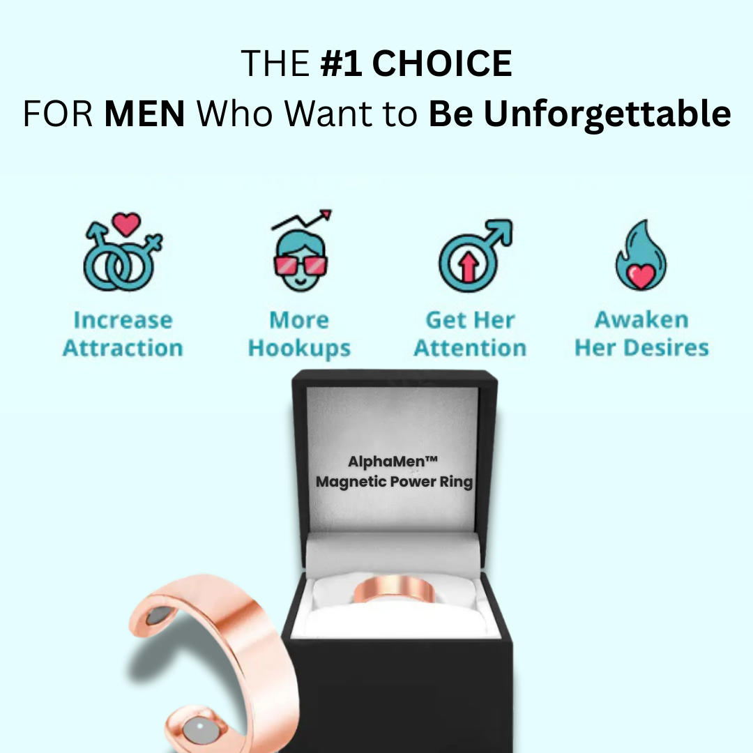 AlphaMen™ Magnetic Power Ring ( BUY 1 GET 1 FREE FOR TODAY ONLY )
