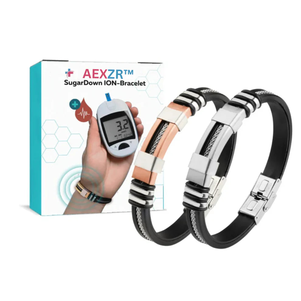 🌟 Official Store | Experience Optimal Glucose Control with AEXZRTM SugarDown ION-Bracelet