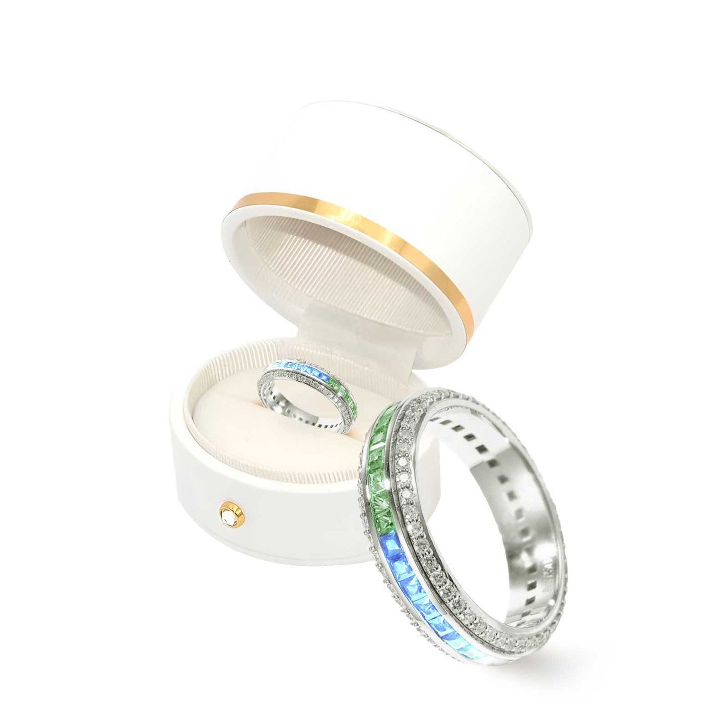 Magnetology Diamond Rainbow Spin Ring(Limited Time Discount 🔥 Last Day)