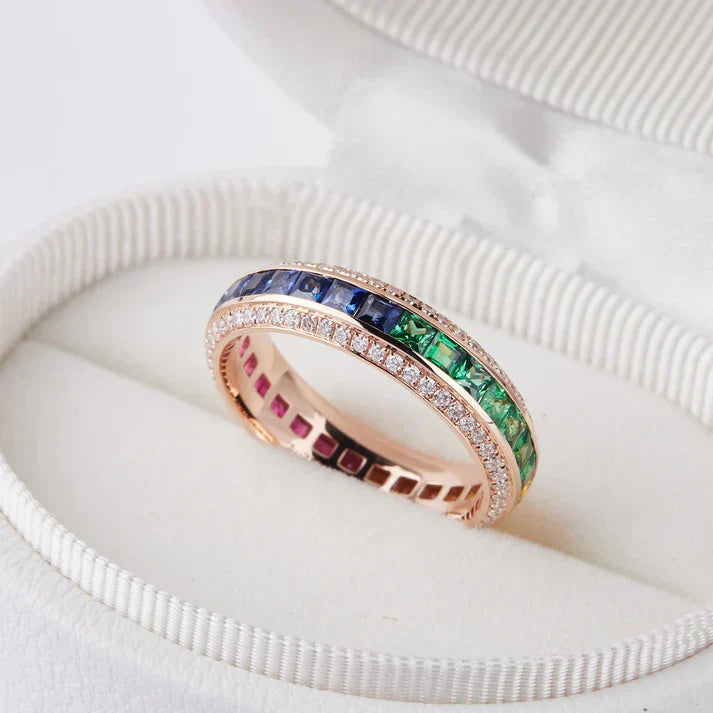 Magnetology Diamond Rainbow Spin Ring(Limited Time Discount 🔥 Last Day)