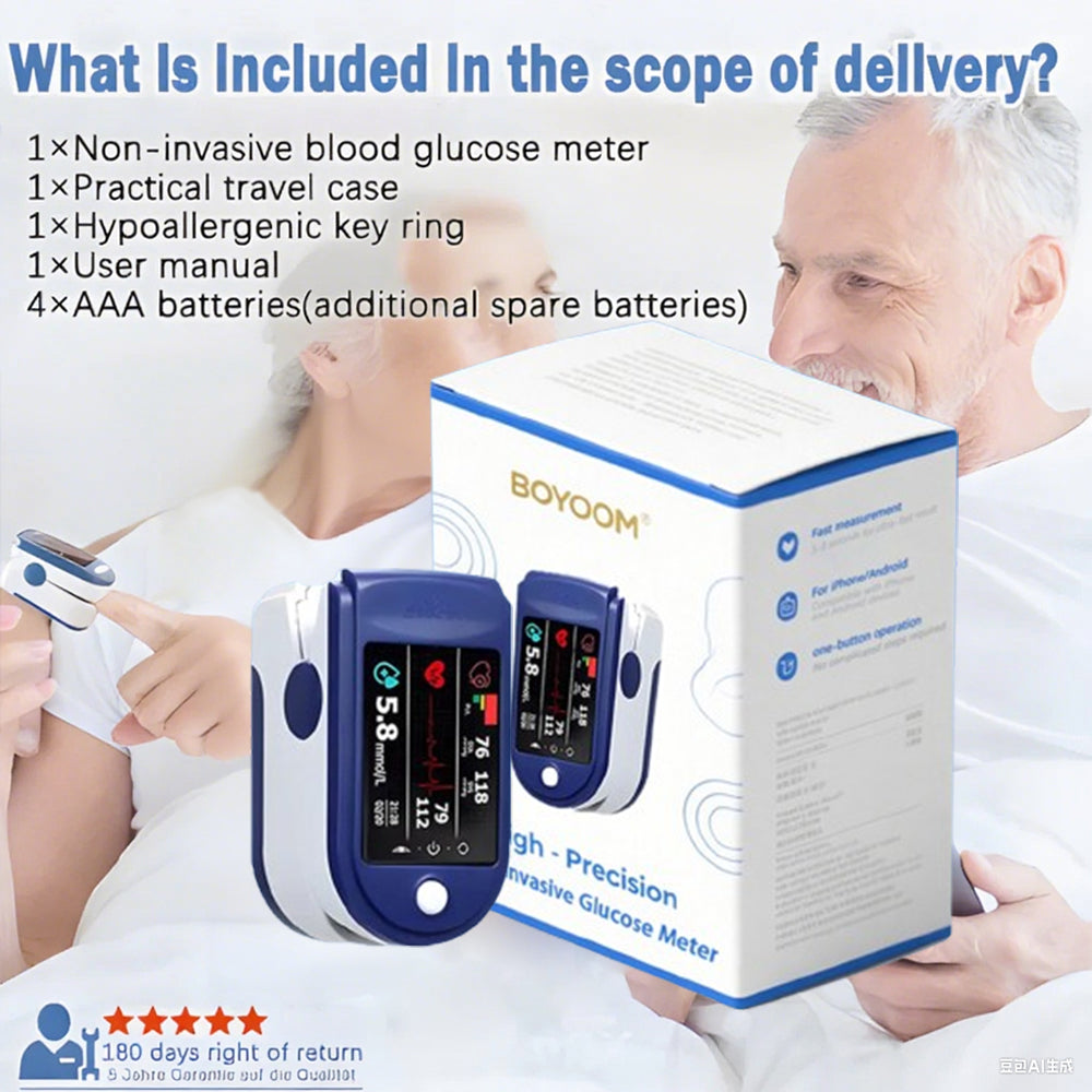 ✅Official Store: Nationwide Subsidy Available| BQYOOMM BloodSight Non-Invasive Health Monitor🏆99.9% Accuracy