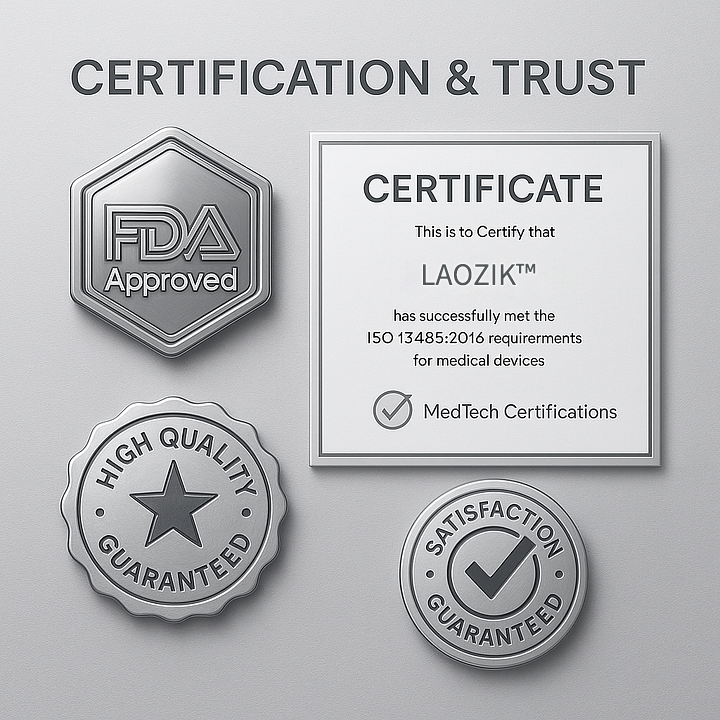 LAOZIKTM AdaptableFit Functional Dentures – Made in the USA & FDA-Certified