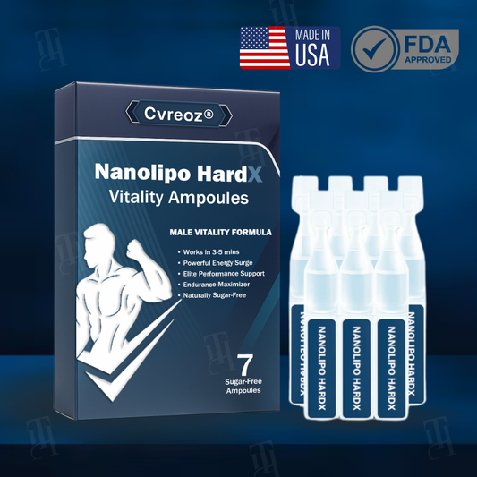 Cvreoz® Nanolipo HardX Vitality Ampoules 🚀  𝗦𝗲𝗲 𝗿𝗲𝘀𝘂𝗹𝘁𝘀 𝗶𝗻 𝗷𝘂𝘀𝘁 𝟯 𝗺𝗶𝗻𝘂𝘁𝗲𝘀🚀