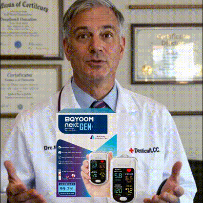 BQYOOMTM 5th Gen FDA-Approved Non-Invasive Glucose Testing — Say Goodbye to Finger Pricks